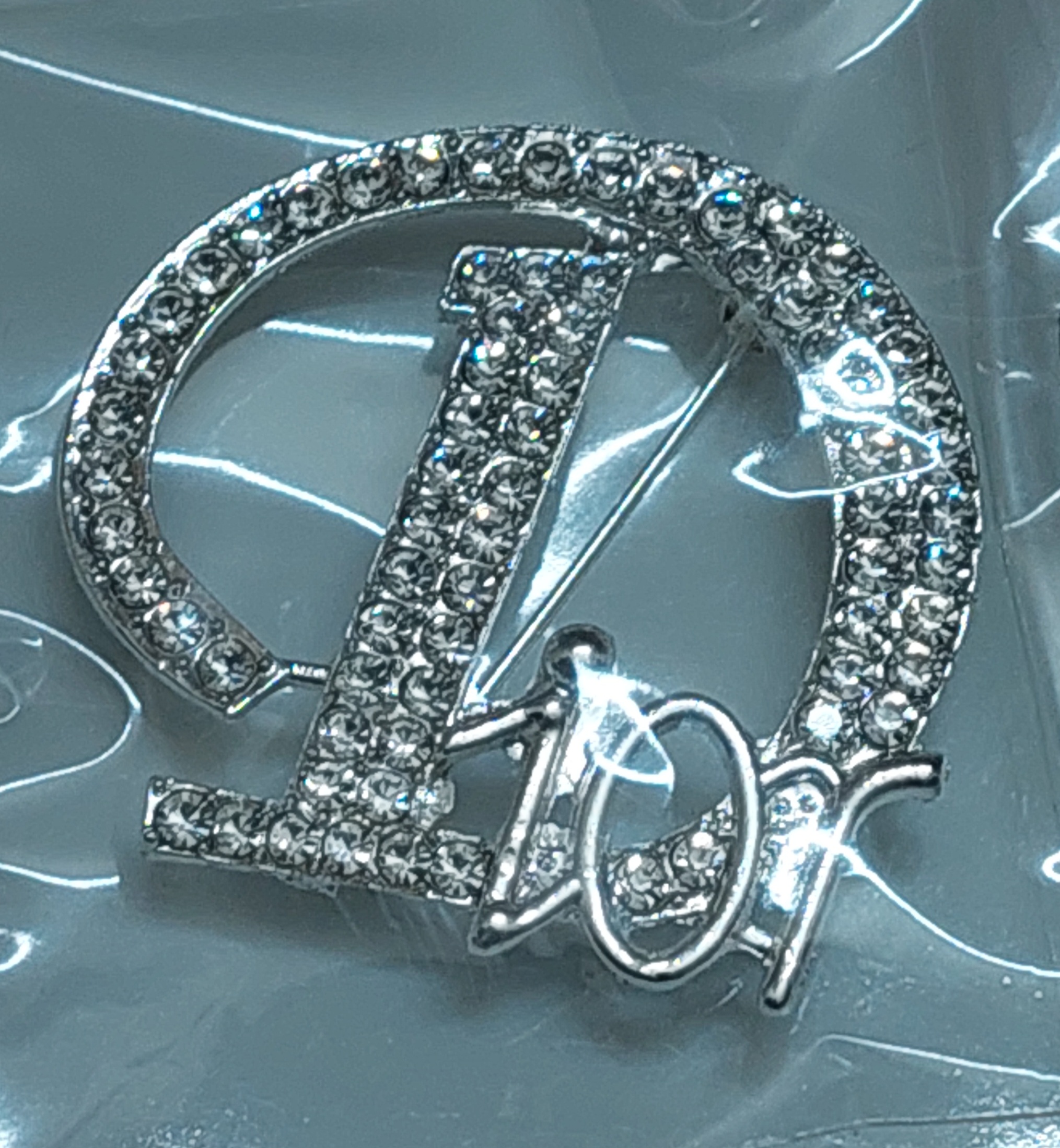 Dior letter Brooch